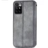 Чохол книжка GETMAN Cubic для Xiaomi Redmi 10 – Сірий. Фото 2 з 5
