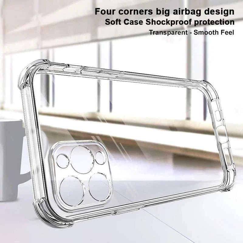 Силиконовый чехол с крытыми бортами для Apple iPhone 12 Pro Max (6.7") – Бесцветный (прозрачный). Фото 7 из 13