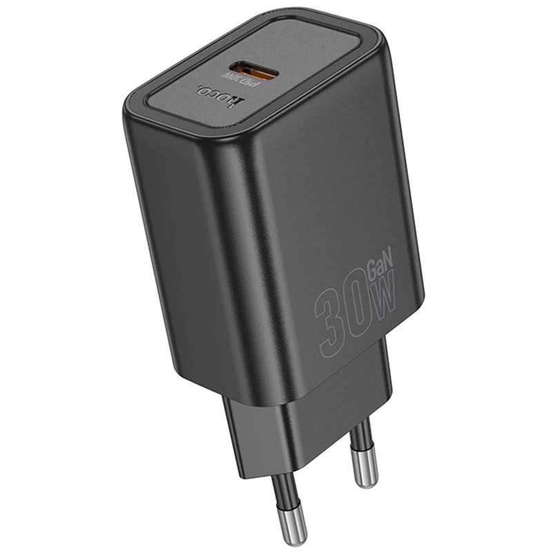 МЗП Hoco N62 Gentle PD30W (1USB-C) – Black. Фото 1 з 3