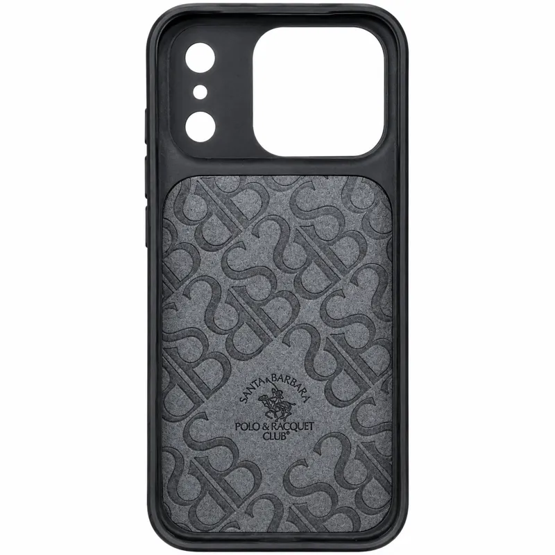 Шкіряна накладка Santa Barbara Polo & Racquet Club Series Knight для Apple iPhone 17 Pro (6.3") – Black. Фото 3 з 3