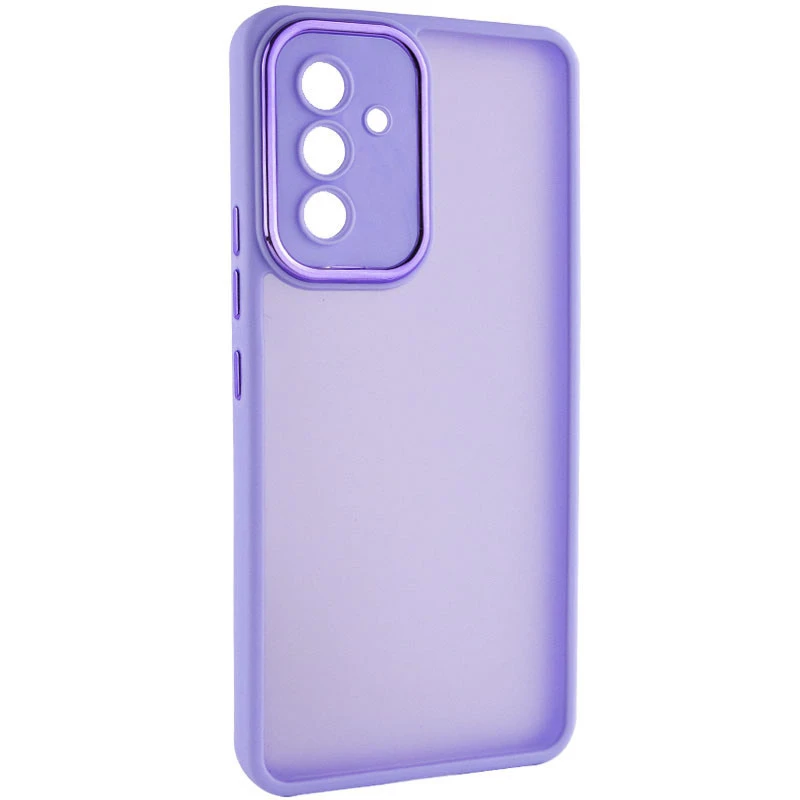 

TPU+PC чехол Accent для Samsung Galaxy S24 (White / Purple)