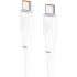 Дата кабель Hoco X93 Force Type-C to Type-C 60W (1m) – White. Фото 1 з 8