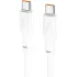 Дата кабель Hoco X93 Force Type-C to Type-C 60W (2m) – White. Фото 1 из 6