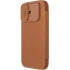 Шкіряний чохол-книжка Nillkin Qin Pro Camshield для Apple iPhone 17 (6.3") – Brown. Фото 1 з 5