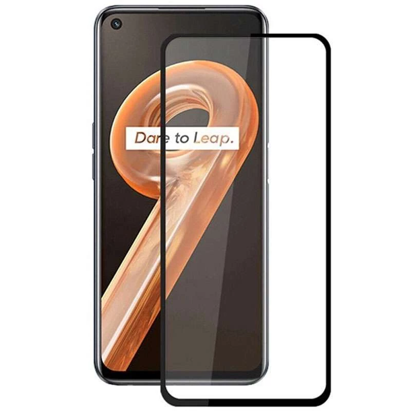 

SKLO Защитное стекло на Realme 9i (Черный), Чорний