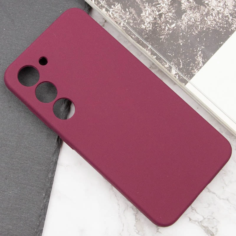 Чохол Silicone Case Lakshmi Premium із закритою камерою для Samsung Galaxy S23 – Бордовий / Plum. Фото 7 з 9