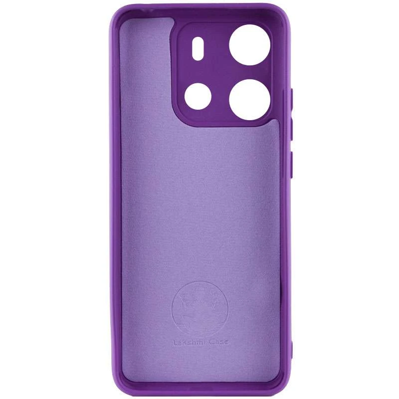 Чохол Silicone Case Lakshmi з закритою камерою на Tecno Spark Go 2023 – Фіолетовий / Purple. Фото 2 з 4
