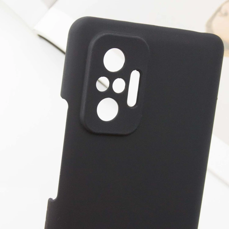 Чохол Silicone Case Lakshmi Premium із закритою камерою для Xiaomi Redmi Note 10 Pro – Чорний / Black. Фото 5 з 7