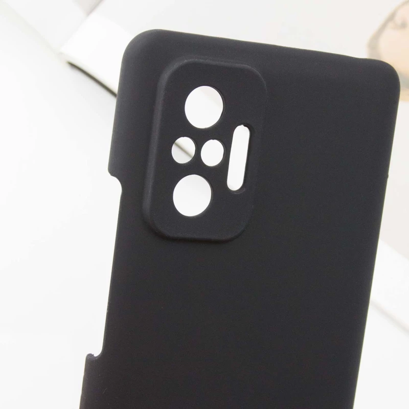 Чохол Silicone Case Lakshmi Premium з закритою камерою на Xiaomi Redmi Note 10 Pro – Чорний / Black. Фото 5 з 7