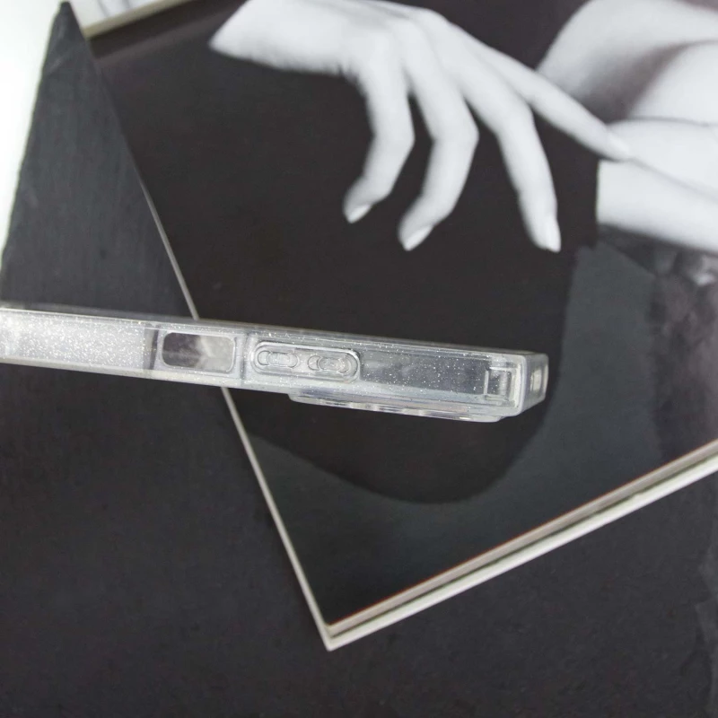 Прозрачный чехол с блестками Xiaomi Redmi 10 – Clear. Фото 5 из 7