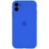 Чехол Silicone Case с защитой камеры для Apple iPhone 12 (6.1") – Синий / Capri Blue. Фото 1 из 1