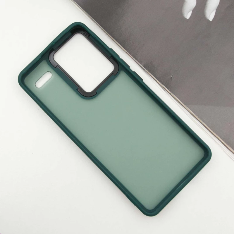 Чехол TPU+PC Lyon Frosted на Xiaomi Redmi Note 13 Pro+ – Green. Фото 5 из 9