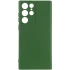 Чехол Silicone Case Lakshmi Plus с закрытой камерой для Samsung Galaxy S25 Ultra – Зеленый / Dark green. Фото 1 из 7