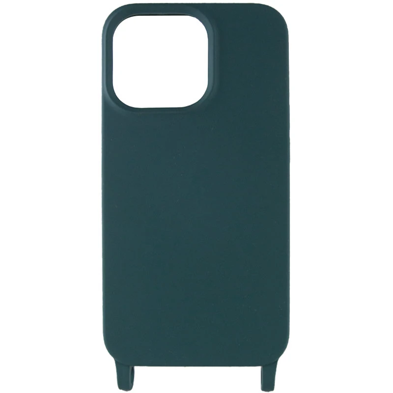 Чохол TPU two straps California на Apple iPhone 12 – Зелений / Forest green. Фото 3 з 6