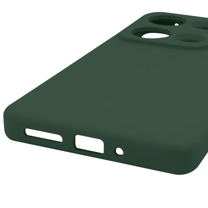 Чохол Silicone Case Lakshmi Premium із закритою камерою для Xiaomi Redmi Note 14S – Зелений / Cyprus Green. Фото 8 з 8