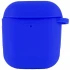 Силіконовий футляр для навушників Airpods Slim Circle – Синій / Ultra blue. Фото 1 з 3