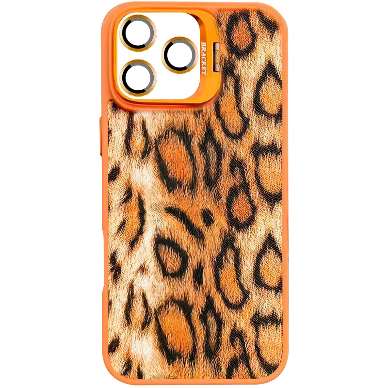 Чохол TPU+PC Wild Leopard with MagSafe and Lens для Apple iPhone 15 Pro Max (6.7") – Orange. Фото 2 з 6
