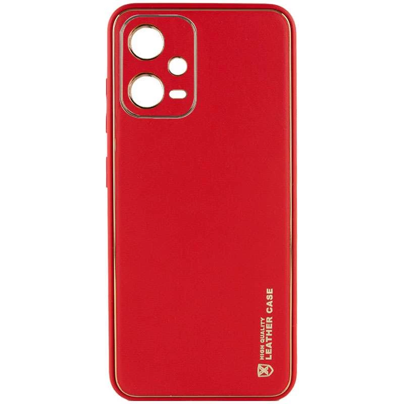 

Кожаный чехол Xshield для Xiaomi Redmi Note 12 5G (Красный / Red), Червоний / red