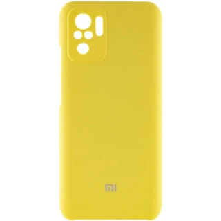 Чохол Silicone Case Premium з закритим низом та захистом камери на Xiaomi Redmi Note 10 / Note 10s фото 1 з 4