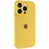 Чехол Silicone Case с защитой камеры для Apple iPhone 13 Pro Max (6.7") – Желтый / Yellow. Фото 1 из 18