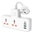 МЗП Hoco AC12A Reise (PD30W/1C3A) +Socket – White. Фото 2 з 6