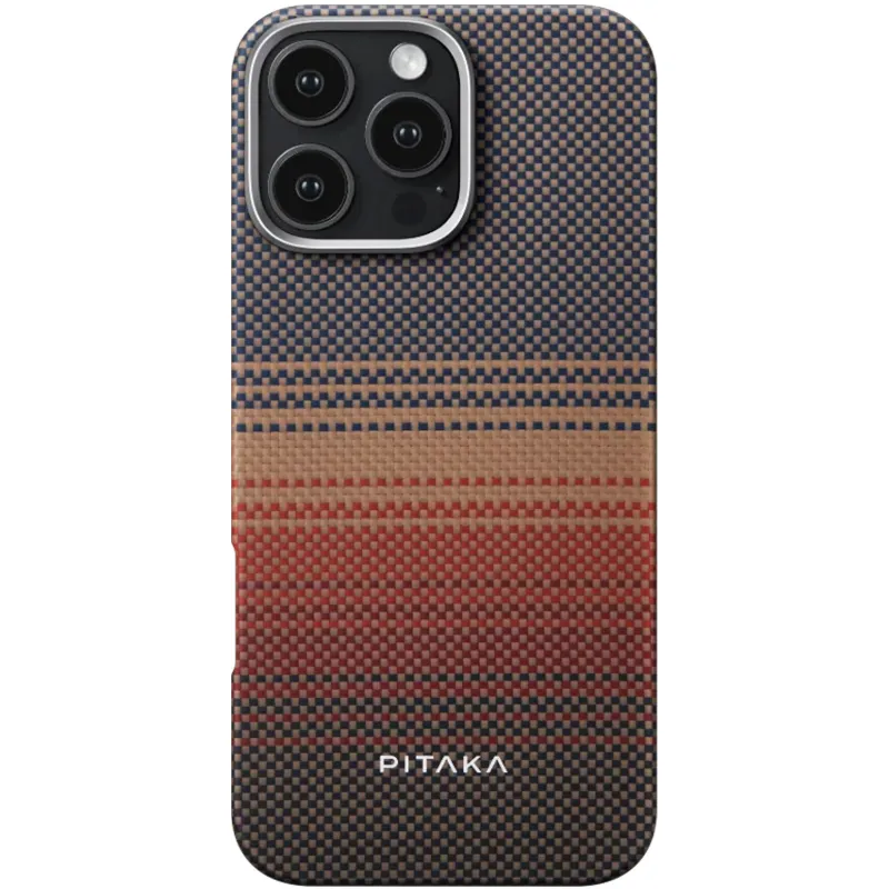 Чехол Aramid Fiber PTK Premium with MagSafe (NFC) для Apple iPhone 16 Pro – Sunset. Фото 2 из 3