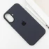 Силиконовый чехол ААА with Magsafe connection для Apple iPhone 16 Plus – Black. Фото 5 из 7