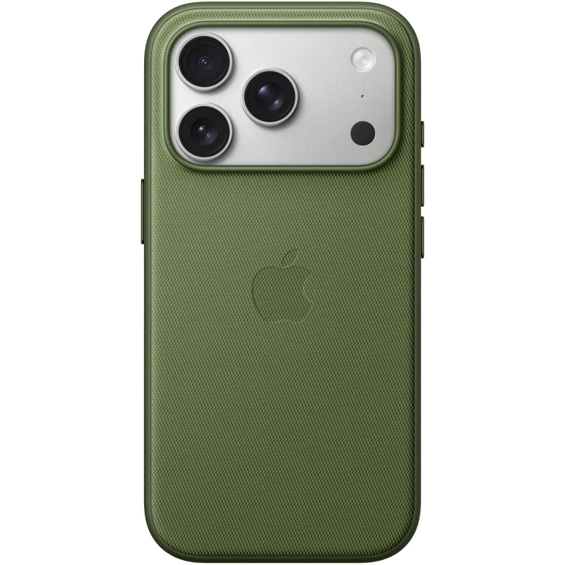 Чохол тканинний TechWoven (AAA) NEW with MagSafe and Animation для Apple iPhone 17 Pro (6.3") – Green. Фото 1 з 2