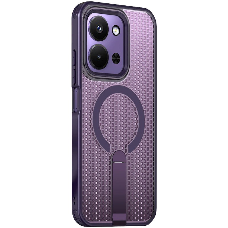 Чохол TPU Breeze with MagSafe stand для Xiaomi Redmi 15C (EU) – Purple. Фото 3 з 3