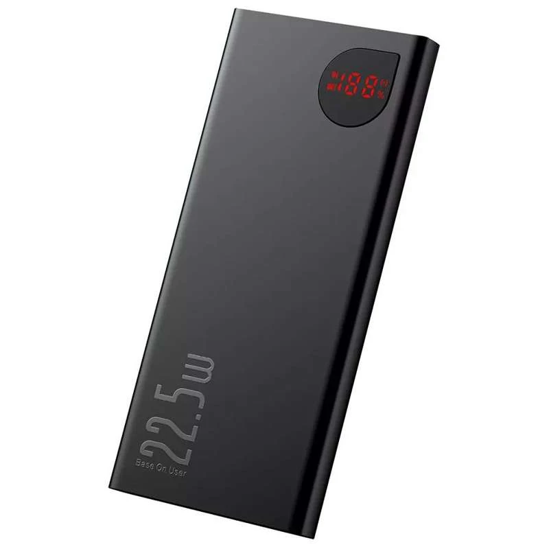 

Портативний зарядний пристрій Baseus Adaman Metal QC 22.5W Overseas Edition 10000mAh (PPAD070001)