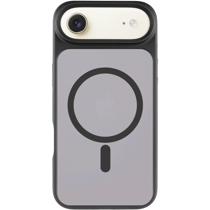 TPU+PC з металевими кнопками та MagSafe на Apple iPhone 17 Air (6.5") – Чорний / Black. Фото 3 з 6