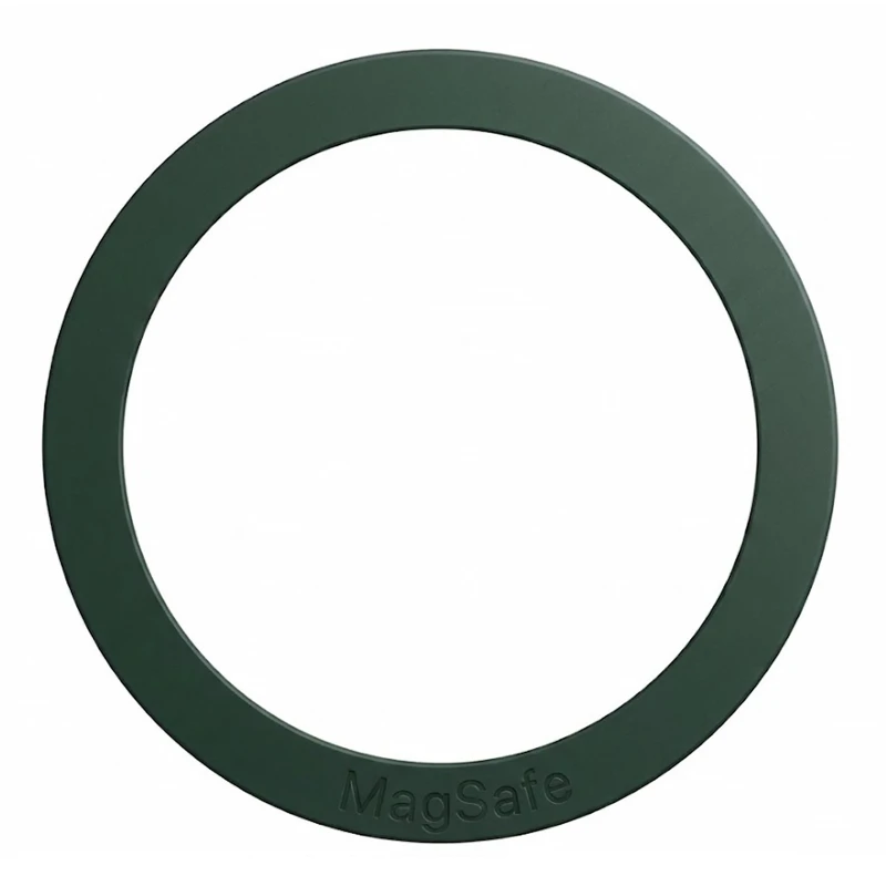 Металеве кільце Silicone MagSafe – Dark Green. Фото 1 з 2