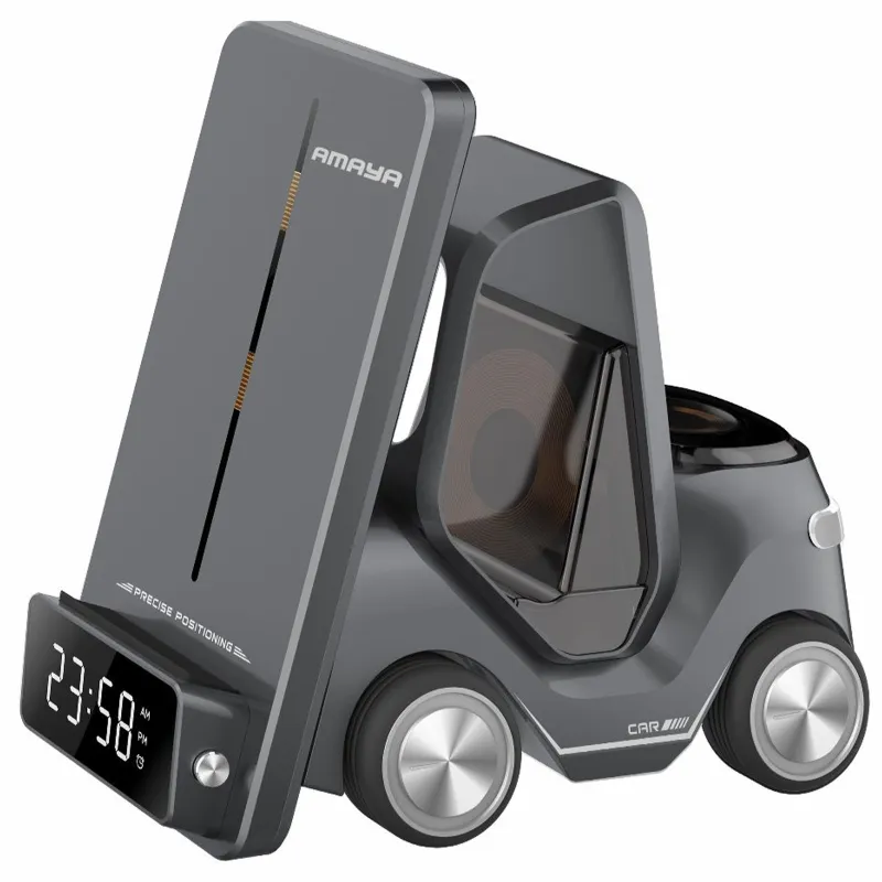 БЗП Amaya AWC-03 5in1 15W with clock – Gray. Фото 1 з 2