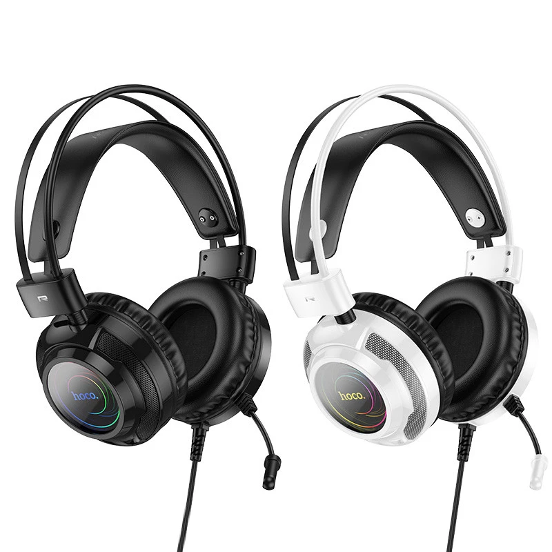 Накладні навушники Hoco W110 Resource (USB+3.5mm/2m) фото 1 з 1