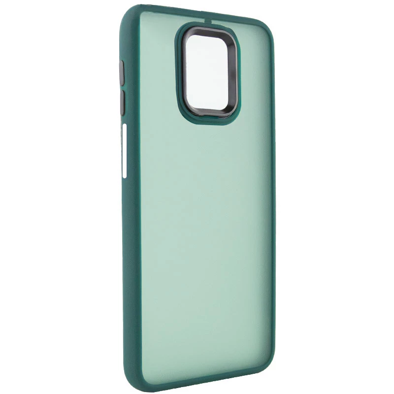 Чохол TPU+PC Lyon Frosted на Xiaomi Redmi Note 9s / Note 9 Pro / Note 9 Pro Max – Green. Фото 2 з 3