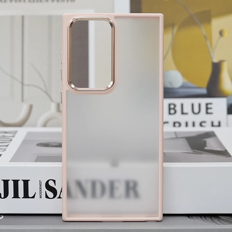 Захистний чохол TPU+PC матовий на Samsung Galaxy S22+ – Pink. Фото 9 з 13