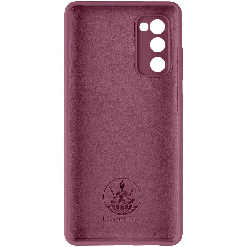 Чохол Silicone Case Lakshmi Premium із закритою камерою для Samsung Galaxy S20 FE – Бордовий / Plum. Фото 4 з 6