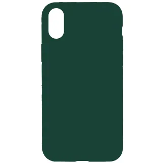 Чохол Silk Full Protective (AA) NO LOGO для Apple iPhone XS (5.8") — Зелений / Forest green