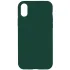 Чохол Silk Full Protective (AA) NO LOGO для Apple iPhone XS (5.8") – Зелений / Forest green. Фото 1 з 1