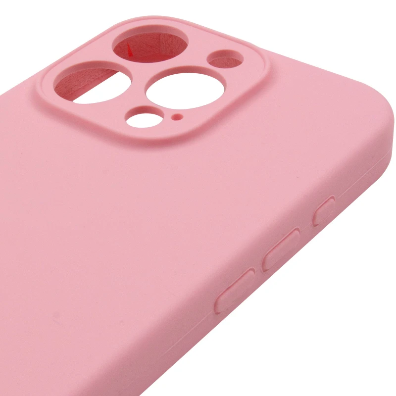 Чохол Silk Full Camera Protective (AA) NO LOGO для Apple iPhone 16 Pro – Рожевий / Light pink. Фото 6 з 7
