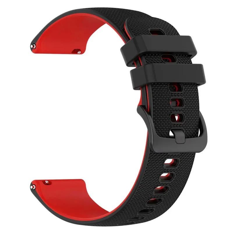 Ремінець Ribby для Smart Watch 20mm – Black / Red. Фото 4 з 6