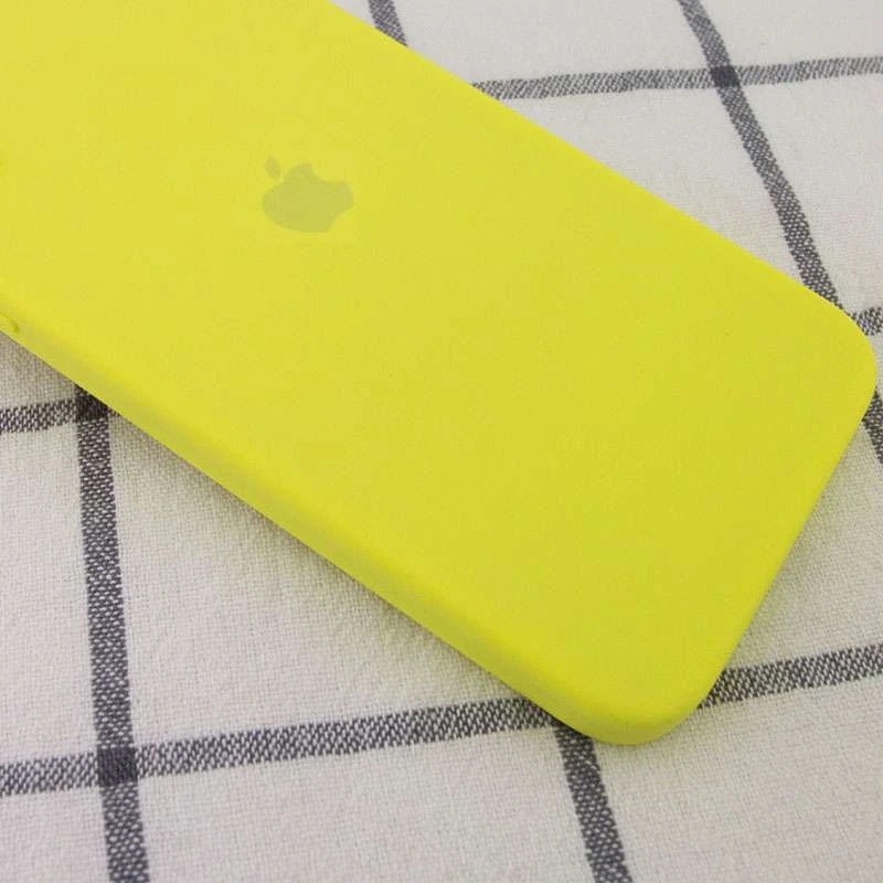 Чохол Silicone Case Square з захистом камери на Apple iPhone 11 Pro Max (6.5") – Жовтий / Bright Yellow. Фото 2 з 3