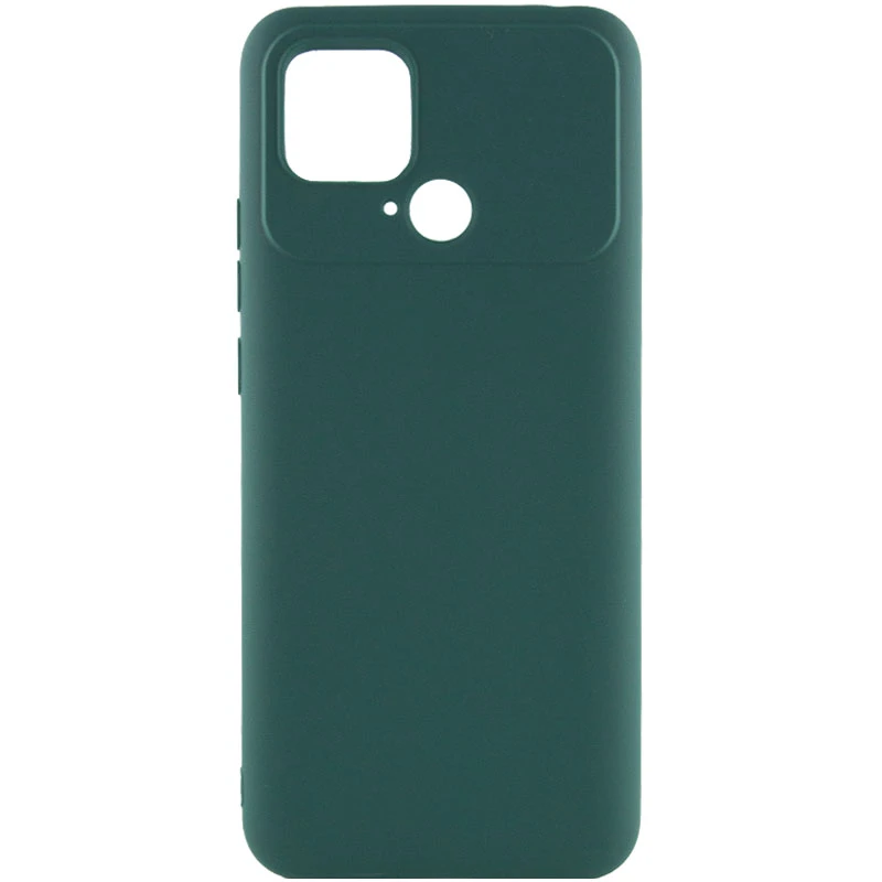 

Кольоровий силіконовий чохол на Xiaomi Poco C40 (Зелений / Forest green)