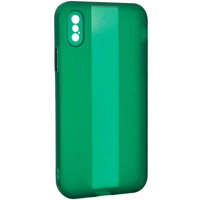 

Чехол TPU Glossy Line с защитой камеры для Apple iPhone XS (5.8") (Зеленый), Зелений