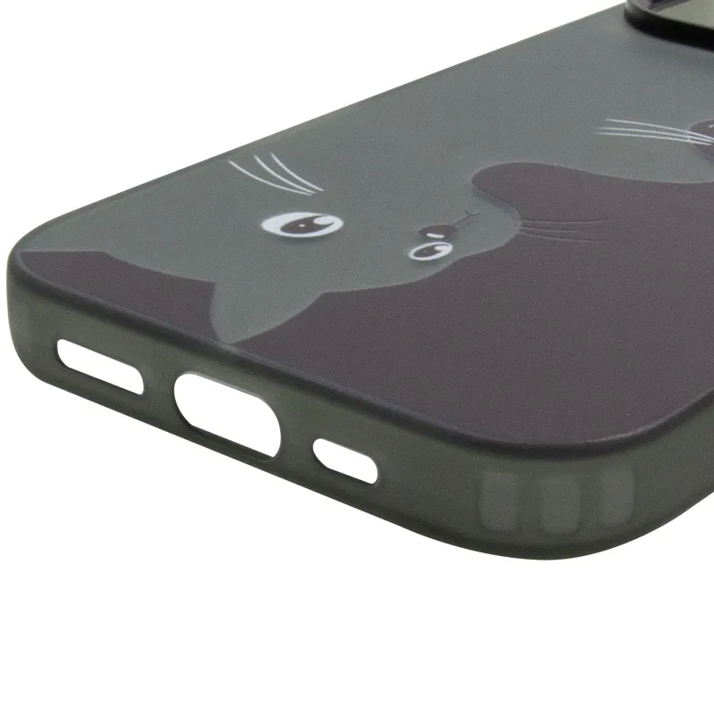 Чохол TPU+PC Street Art для Apple iPhone 15 Pro (6.1") – Cats. Фото 6 з 6