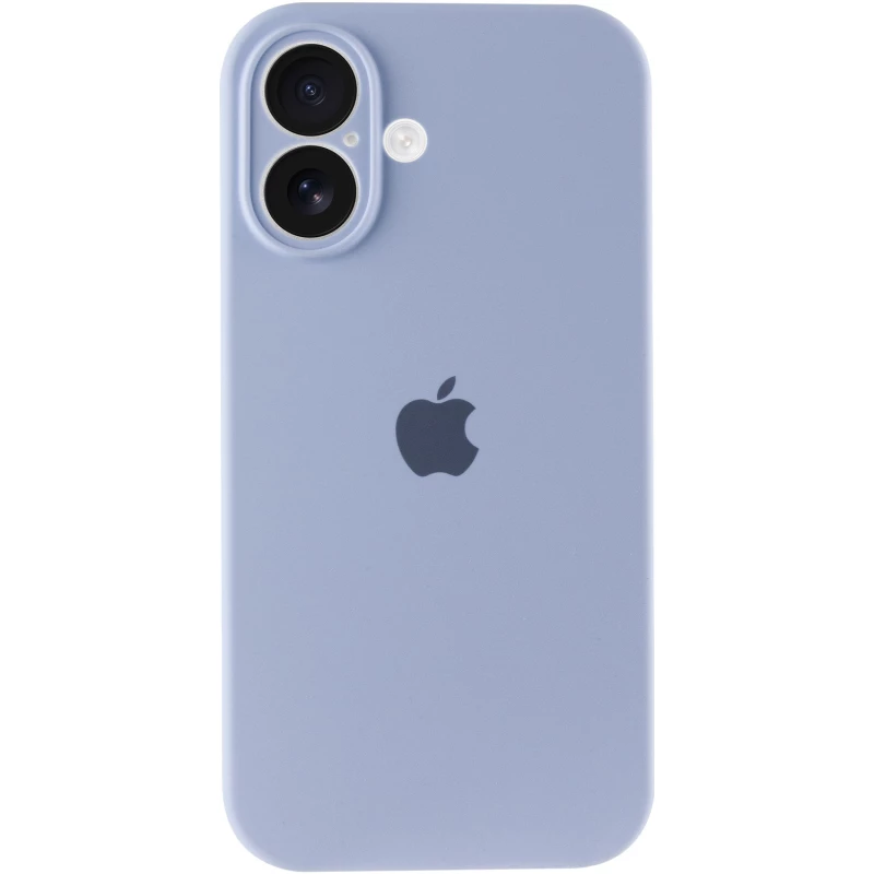Чохол Silicone Case з захистом камери на Apple iPhone 16 Plus – Блакитний / Lilac Blue. Фото 3 з 8