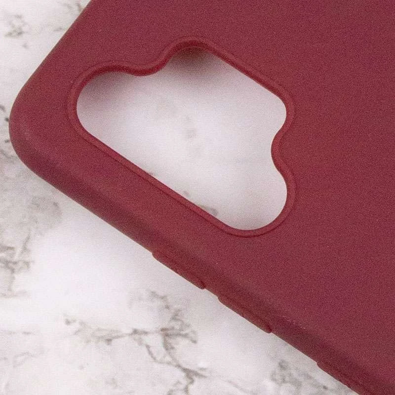 Кольоровий силіконовий чохол на Samsung Galaxy A54 5G – Бордовий. Фото 3 з 4