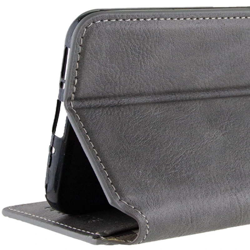 Чехол книжка GETMAN Cubic для Realme 11 4G – Серый. Фото 6 из 13