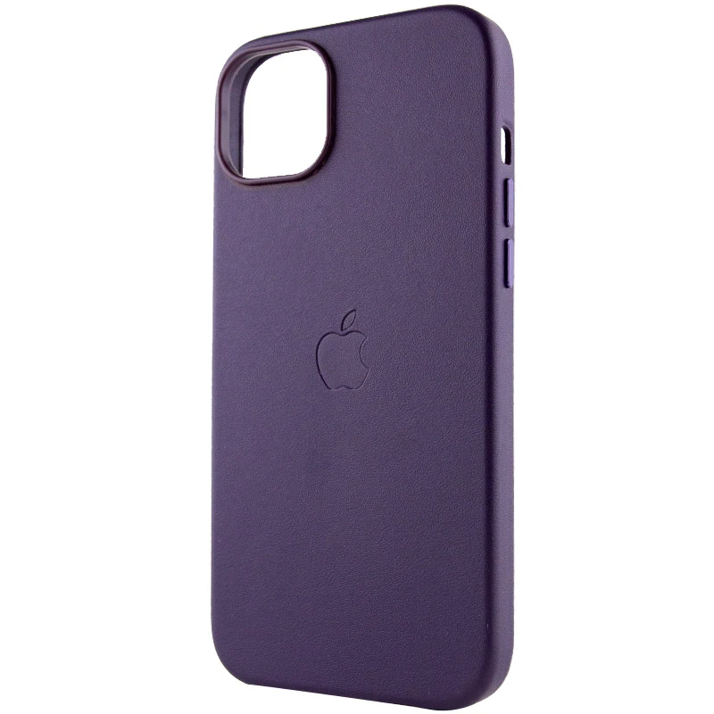 Шкіряний чохол Silicone Case Premium з MagSafe на Apple iPhone 14 (6.1") – Deep Violet. Фото 4 з 7