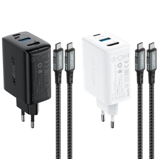 СЗУ Acefast A17 65W GaN multi-function HUB + кабель Type-C to Type-C фото 1 из 2